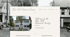 Desktop Screenshot of bluehillhistory.org